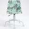 Isl Furnishings InterSpaceLiving Print Desk Chair Banana Leaf Vinyl/White CH41DC-VL21-PC04 - alternate 2